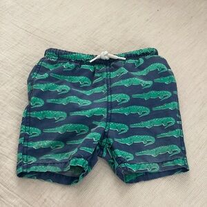 Baby Boden Alligator Swim shorts- 12/18